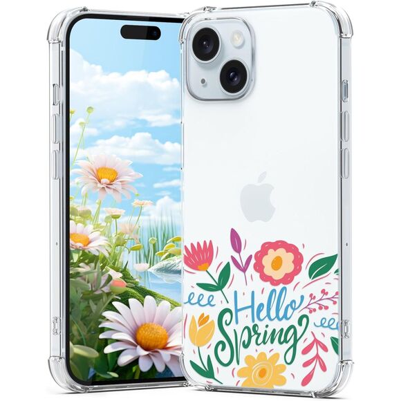 Iphone 15 case Hello Spring (4693) - Picture 1 of 7